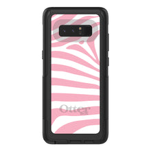 DistinctInk™ OtterBox Commuter Series Case for Apple iPhone or Samsung Galaxy - Pink & White Zebra Skin Stripes