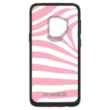 DistinctInk™ OtterBox Symmetry Series Case for Apple iPhone / Samsung Galaxy / Google Pixel - Pink & White Zebra Skin Stripes