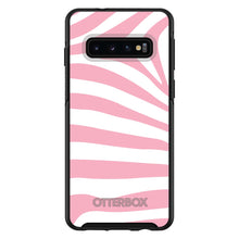 DistinctInk™ OtterBox Symmetry Series Case for Apple iPhone / Samsung Galaxy / Google Pixel - Pink & White Zebra Skin Stripes