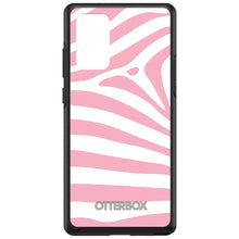 DistinctInk™ OtterBox Symmetry Series Case for Apple iPhone / Samsung Galaxy / Google Pixel - Pink & White Zebra Skin Stripes