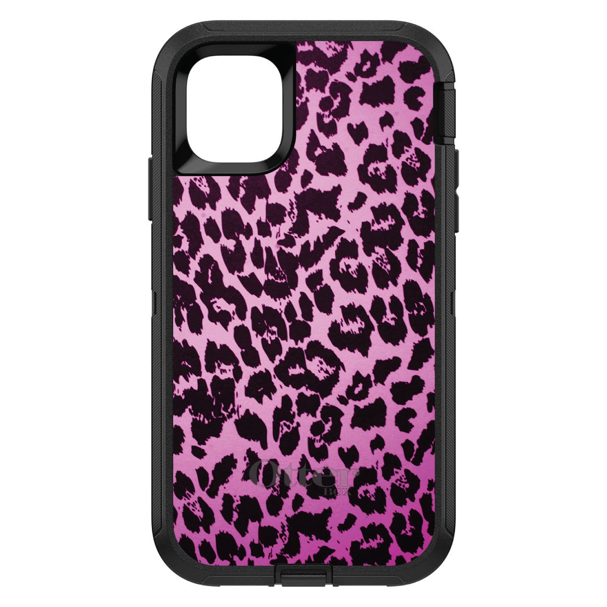 Pink Purple Leopard Skin Spots OtterBox Defender Case for iPhone & Galaxy, view 2