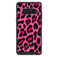 DistinctInk™ OtterBox Symmetry Series Case for Apple iPhone / Samsung Galaxy / Google Pixel - Hot Pink Black Leopard Skin Spots