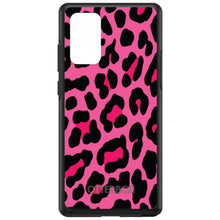 DistinctInk™ OtterBox Symmetry Series Case for Apple iPhone / Samsung Galaxy / Google Pixel - Hot Pink Black Leopard Skin Spots