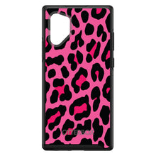 DistinctInk™ OtterBox Symmetry Series Case for Apple iPhone / Samsung Galaxy / Google Pixel - Hot Pink Black Leopard Skin Spots
