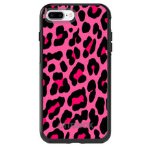 DistinctInk™ OtterBox Symmetry Series Case for Apple iPhone / Samsung Galaxy / Google Pixel - Hot Pink Black Leopard Skin Spots