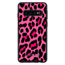 DistinctInk™ OtterBox Symmetry Series Case for Apple iPhone / Samsung Galaxy / Google Pixel - Hot Pink Black Leopard Skin Spots