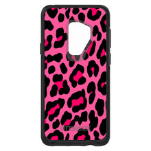DistinctInk™ OtterBox Symmetry Series Case for Apple iPhone / Samsung Galaxy / Google Pixel - Hot Pink Black Leopard Skin Spots