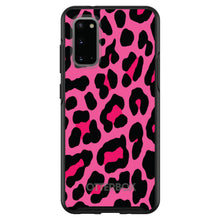 DistinctInk™ OtterBox Symmetry Series Case for Apple iPhone / Samsung Galaxy / Google Pixel - Hot Pink Black Leopard Skin Spots