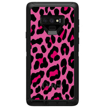 DistinctInk™ OtterBox Defender Series Case for Apple iPhone / Samsung Galaxy / Google Pixel - Hot Pink Black Leopard Skin Spots