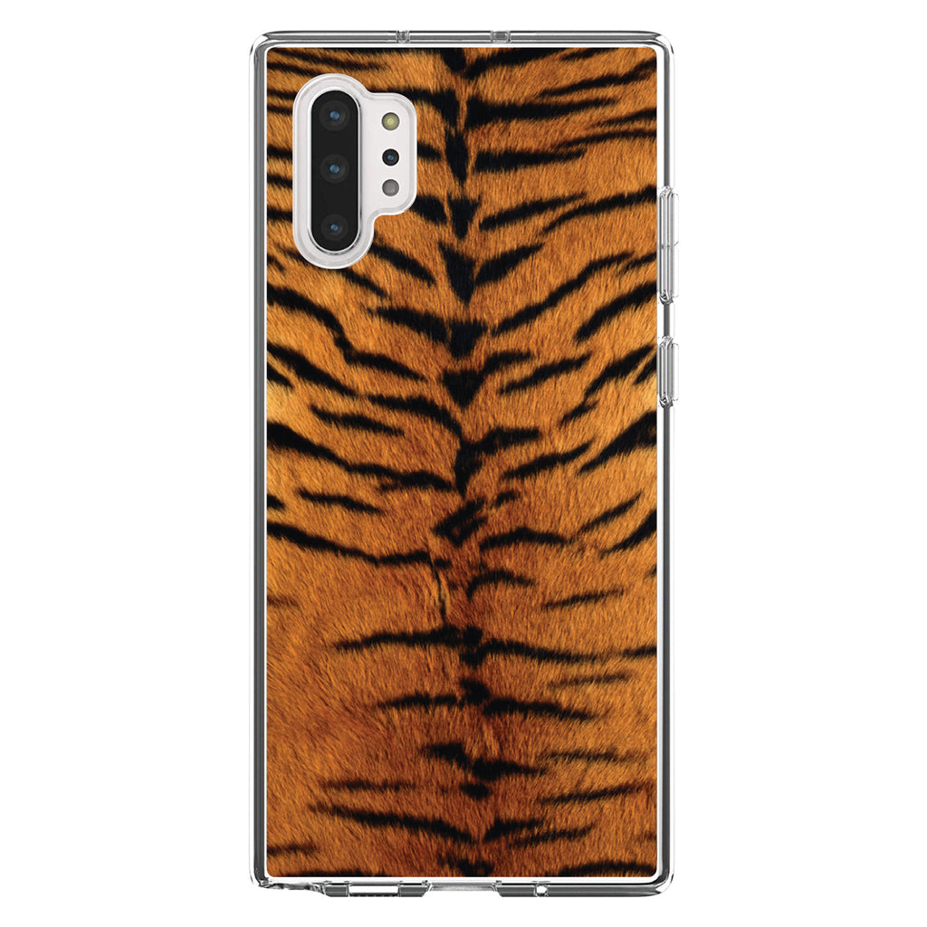 Yellow Black Tiger Fur Skin Print Clear Shockproof iPhone Case, view 10