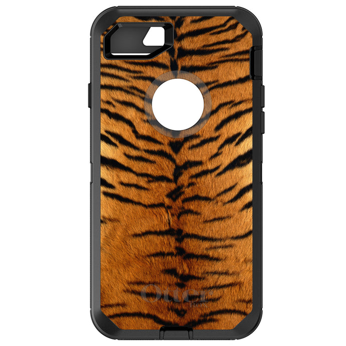 DistinctInk™ OtterBox Defender Series Case for Apple iPhone / Samsung Galaxy / Google Pixel - Yellow Black Tiger Fur Skin
