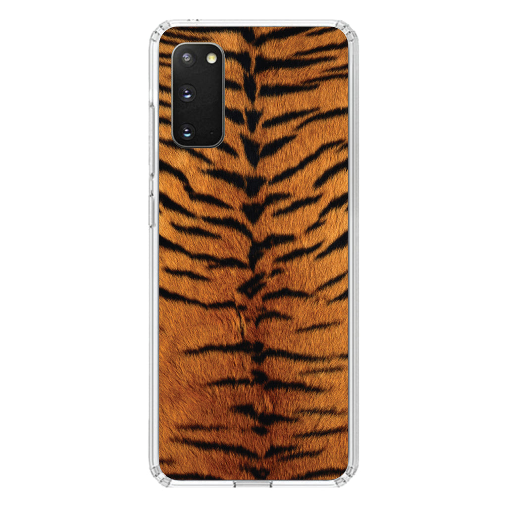 Yellow Black Tiger Fur Skin Print Clear Shockproof iPhone Case, view 14