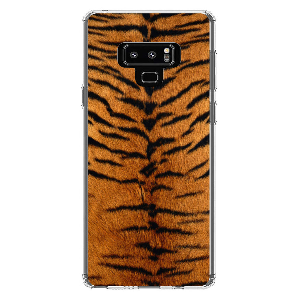 Yellow Black Tiger Fur Skin Print Clear Shockproof iPhone Case, view 11
