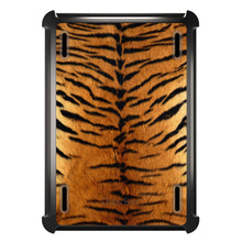 DistinctInk™ OtterBox Defender Series Case for Apple iPad / iPad Pro / iPad Air / iPad Mini - Yellow Black Tiger Fur Skin