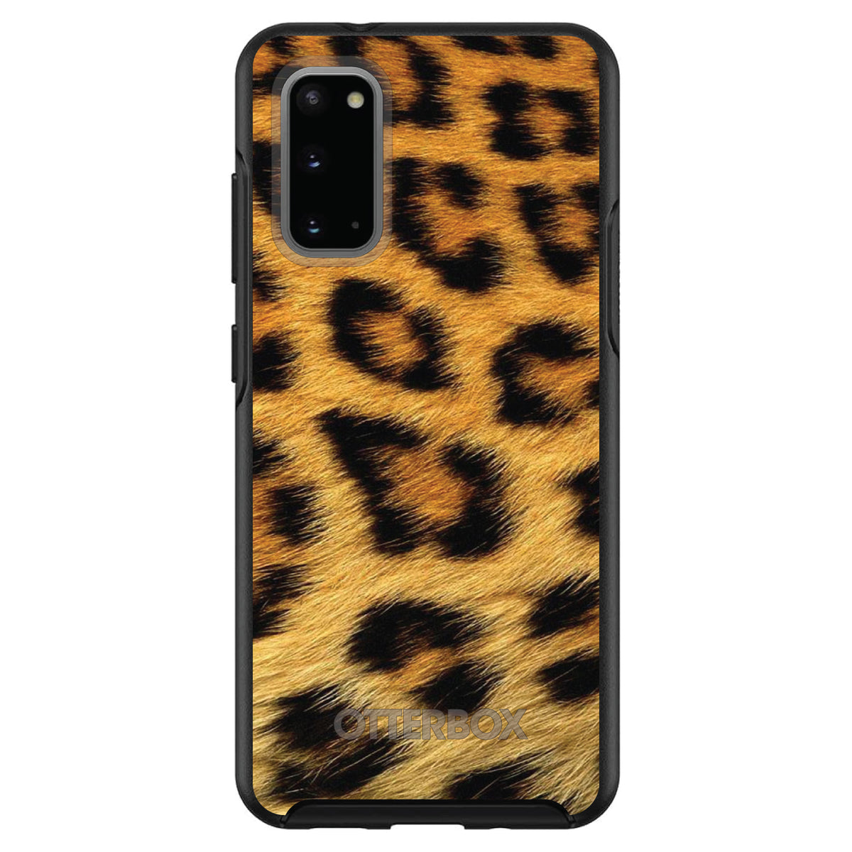 Brown Black Leopard Fur Skin OtterBox Symmetry Case for iPhone & Galaxy, view 5