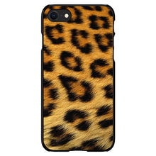 DistinctInk® Hard Plastic Snap-On Case for Apple iPhone or Samsung Galaxy - Brown Black Leopard Fur Skin