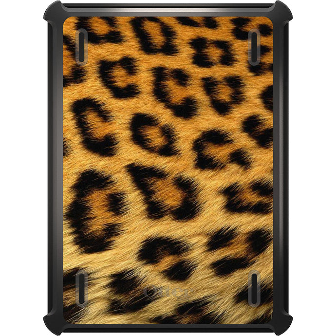 DistinctInk™ OtterBox Defender Series Case for Apple iPad / iPad Pro / iPad Air / iPad Mini - Brown Black Leopard Fur Skin