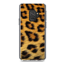 DistinctInk® Clear Shockproof Hybrid Case for Apple iPhone / Samsung Galaxy / Google Pixel - Brown Black Leopard Fur Skin Print