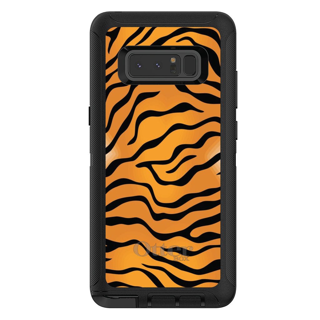 Orange Black White Tiger Skin OtterBox Defender Case for iPhone & Galaxy, view 17