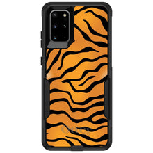 DistinctInk™ OtterBox Commuter Series Case for Apple iPhone or Samsung Galaxy - Orange Black White Tiger Skin