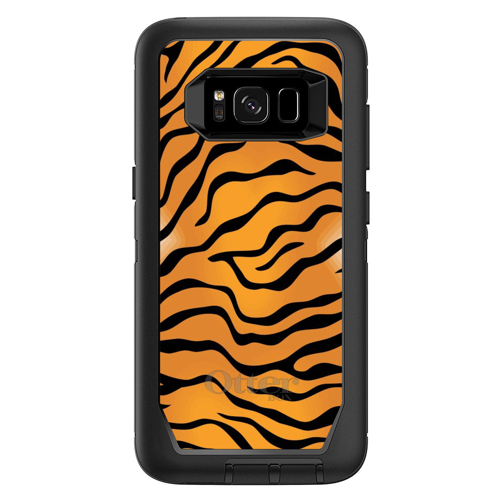 Orange Black White Tiger Skin OtterBox Defender Case for iPhone & Galaxy, view 12