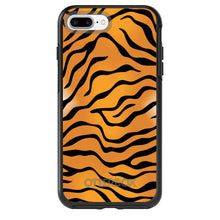 DistinctInk™ OtterBox Symmetry Series Case for Apple iPhone / Samsung Galaxy / Google Pixel - Orange Black White Tiger Skin