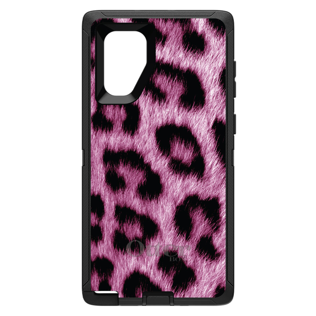 Pink Black Leopard Fur Skin OtterBox Defender Case for iPhone & Galaxy, view 15