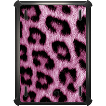 DistinctInk™ OtterBox Defender Series Case for Apple iPad / iPad Pro / iPad Air / iPad Mini - Pink Black Leopard Fur Skin