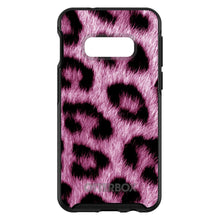 DistinctInk™ OtterBox Symmetry Series Case for Apple iPhone / Samsung Galaxy / Google Pixel - Pink Black Leopard Fur Skin