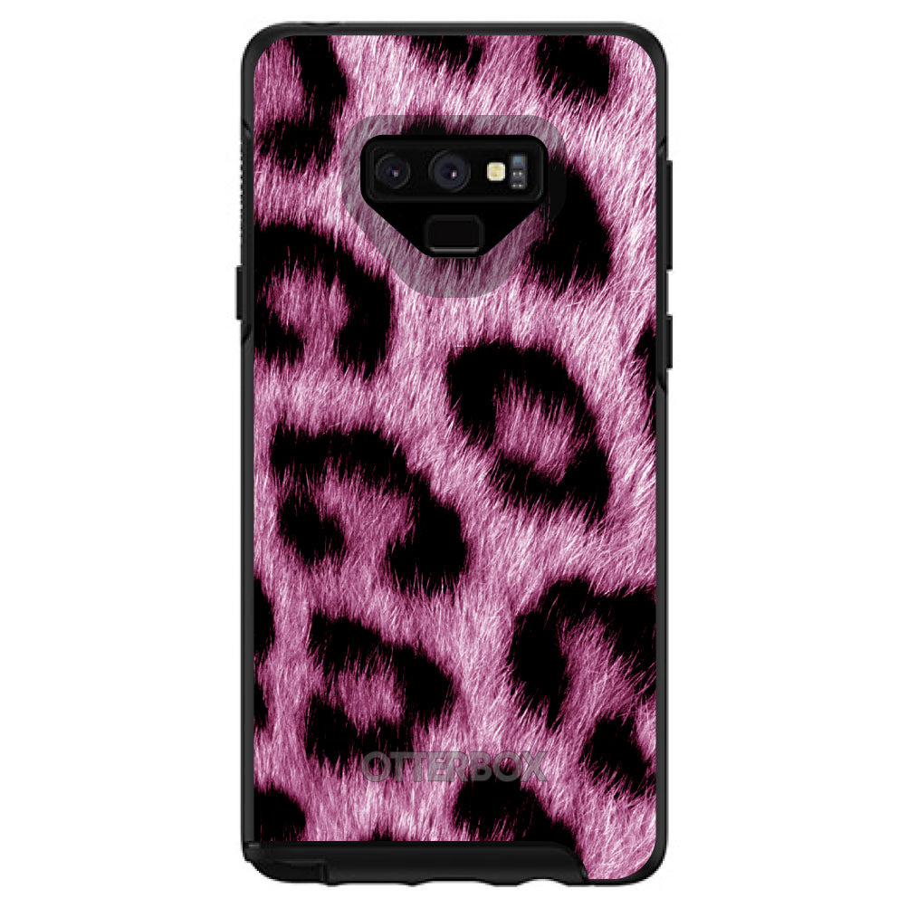 Pink Black Leopard Fur Skin OtterBox Symmetry Case for iPhone & Galaxy, view 13