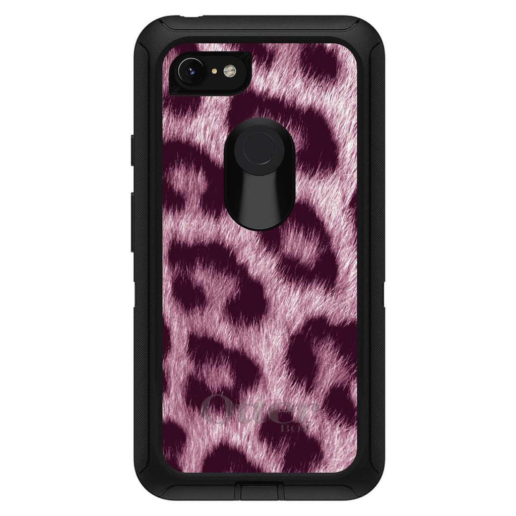Pink Black Leopard Fur Skin OtterBox Defender Case for iPhone & Galaxy, view 18