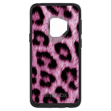 DistinctInk™ OtterBox Symmetry Series Case for Apple iPhone / Samsung Galaxy / Google Pixel - Pink Black Leopard Fur Skin