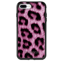 DistinctInk™ OtterBox Symmetry Series Case for Apple iPhone / Samsung Galaxy / Google Pixel - Pink Black Leopard Fur Skin