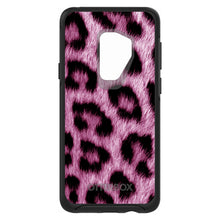 DistinctInk™ OtterBox Symmetry Series Case for Apple iPhone / Samsung Galaxy / Google Pixel - Pink Black Leopard Fur Skin