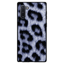 DistinctInk® Hard Plastic Snap-On Case for Apple iPhone or Samsung Galaxy - Blue Black Leopard Fur Skin