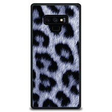 DistinctInk® Hard Plastic Snap-On Case for Apple iPhone or Samsung Galaxy - Blue Black Leopard Fur Skin