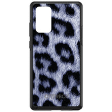 DistinctInk™ OtterBox Symmetry Series Case for Apple iPhone / Samsung Galaxy / Google Pixel - Blue Black Leopard Fur Skin