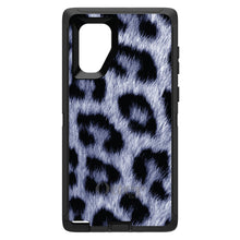 DistinctInk™ OtterBox Defender Series Case for Apple iPhone / Samsung Galaxy / Google Pixel - Blue Black Leopard Fur Skin