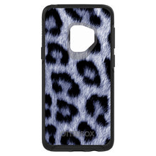 DistinctInk™ OtterBox Symmetry Series Case for Apple iPhone / Samsung Galaxy / Google Pixel - Blue Black Leopard Fur Skin