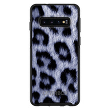 DistinctInk™ OtterBox Symmetry Series Case for Apple iPhone / Samsung Galaxy / Google Pixel - Blue Black Leopard Fur Skin