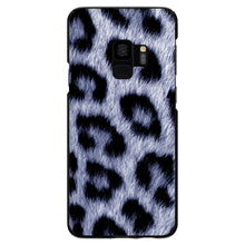 DistinctInk® Hard Plastic Snap-On Case for Apple iPhone or Samsung Galaxy - Blue Black Leopard Fur Skin