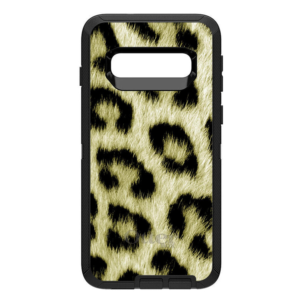 Yellow Black Leopard Fur Skin OtterBox Defender Case for iPhone & Galaxy, view 9