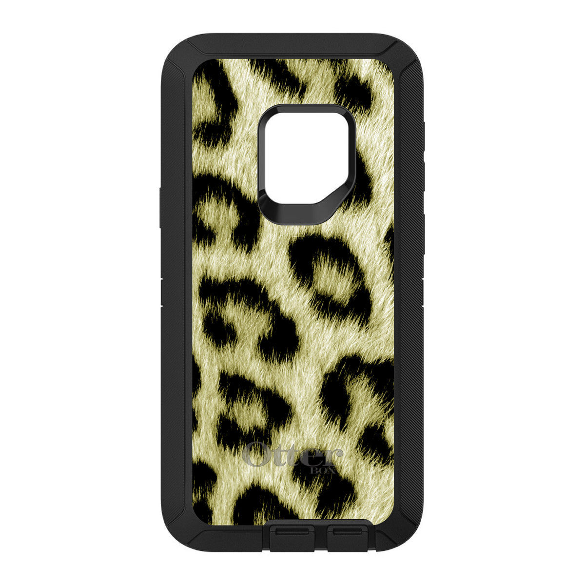Yellow Black Leopard Fur Skin OtterBox Defender Case for iPhone & Galaxy, view 11