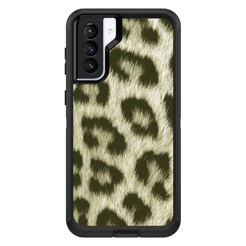 Yellow Black Leopard Fur Skin OtterBox Defender Case for iPhone & Galaxy, view 5