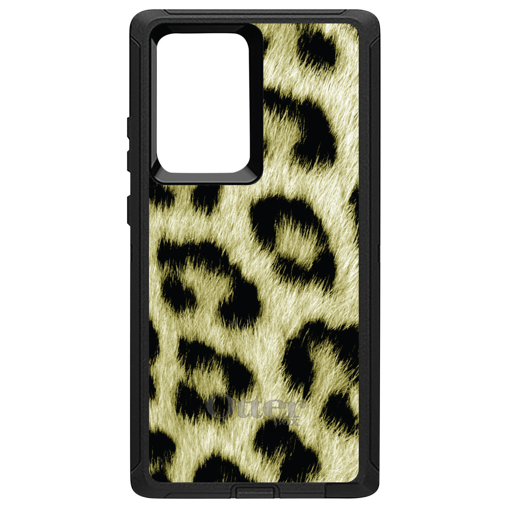 Yellow Black Leopard Fur Skin OtterBox Defender Case for iPhone & Galaxy, view 13