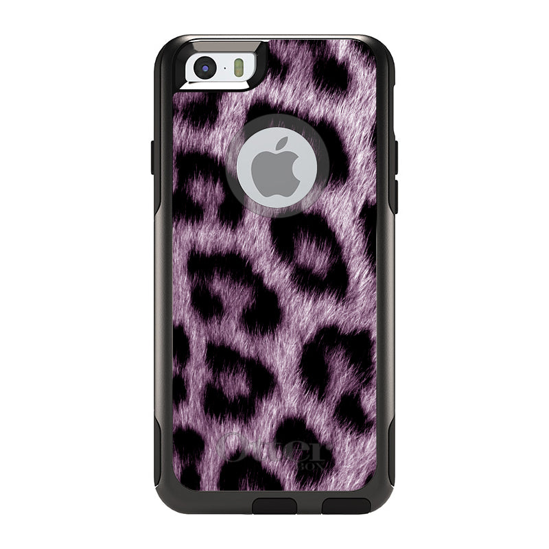 Purple Black Leopard Fur Skin OtterBox Commuter Case for iPhone & Galaxy, view 4