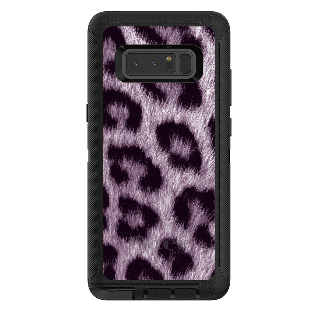 Purple Black Leopard Fur Skin OtterBox Defender Case for iPhone & Galaxy, view 17
