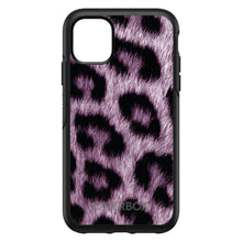 DistinctInk™ OtterBox Symmetry Series Case for Apple iPhone / Samsung Galaxy / Google Pixel - Purple Black Leopard Fur Skin