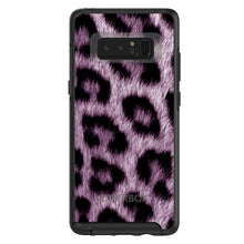 DistinctInk™ OtterBox Symmetry Series Case for Apple iPhone / Samsung Galaxy / Google Pixel - Purple Black Leopard Fur Skin