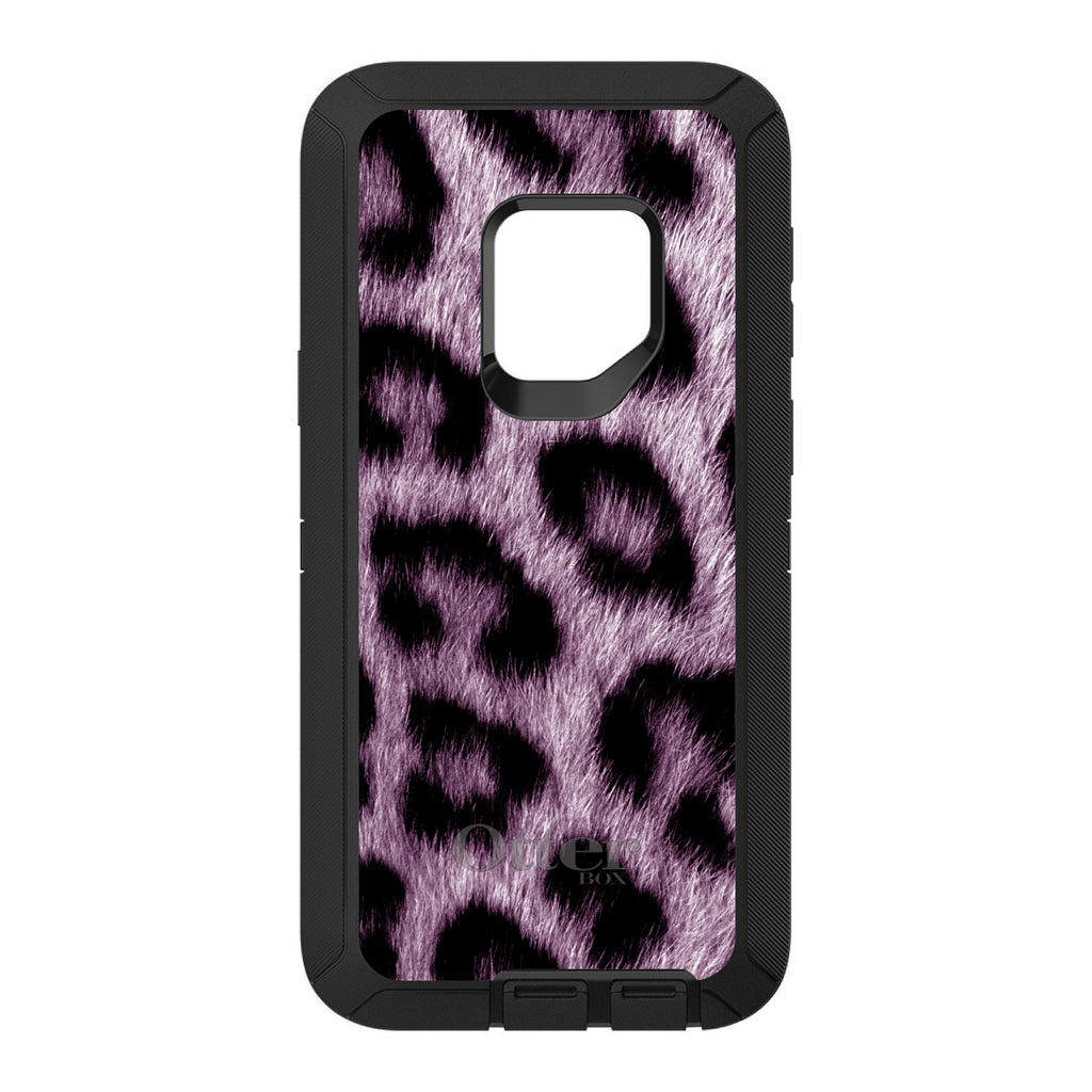 Purple Black Leopard Fur Skin OtterBox Defender Case for iPhone & Galaxy, view 11